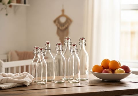Flaschen sterilisieren für Saft: So bleibt Ihr Getränk frisch