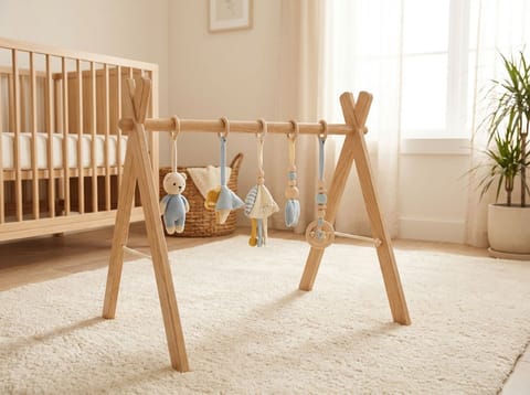 Spielbogen Baby: Wann er sinnvoll ist & was er fördert