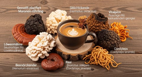 Kaffee mit Pilz: Der ultimative Guide zum Mushroom Coffee