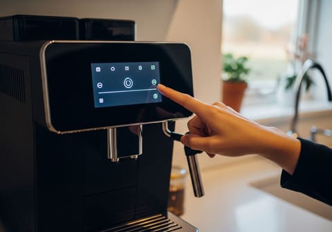 Philips Kaffeevollautomat Reinigungsprogramm starten