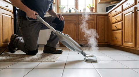 Dampfreiniger für Fliesen