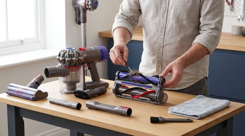 Dyson V8 Bürste reinigen: Effektive Anleitung