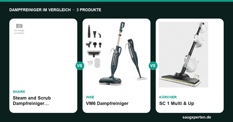 Shark Steam and Scrub vs. INSE VM6 vs. Kärcher SC 1: Dampfreiniger im Vergleich