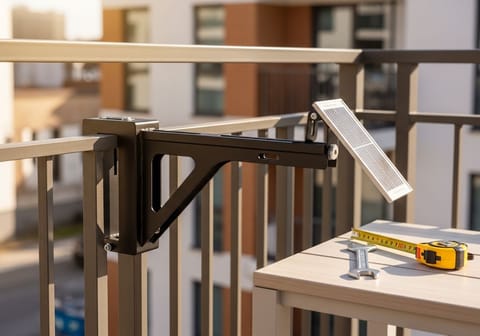 Balkonkraftwerk Halterung selber bauen: DIY-Guide