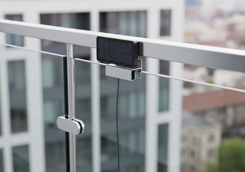 Sichere Befestigung am Glasbalkon: TÜV & schienenlose Montage
