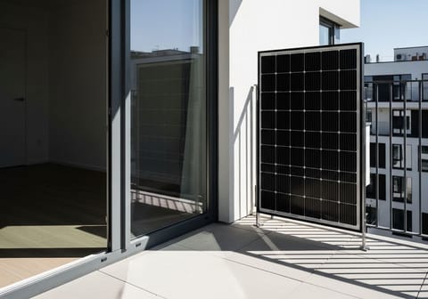 Klimaresilienz: Balkonkraftwerke als Schattenspender