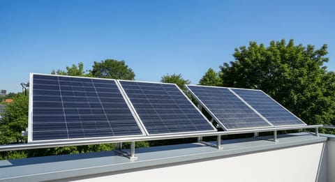 Vergleich der Solarmodul Lebensdauer auf dem Balkon mit einem neuen und gealterten Balkonkraftwerk-Panel