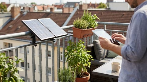 Solarstrom vom Balkon: Lohnt sich das?