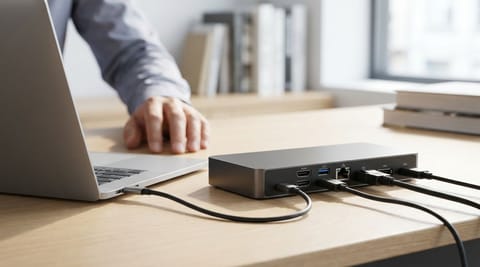 Laptop-Dockingstation: Welche Anschlüsse brauchst du?