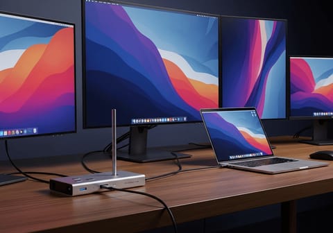 Thunderbolt 5 Dockingstation Test: Maximale Performance für 4-Monitor-Setups