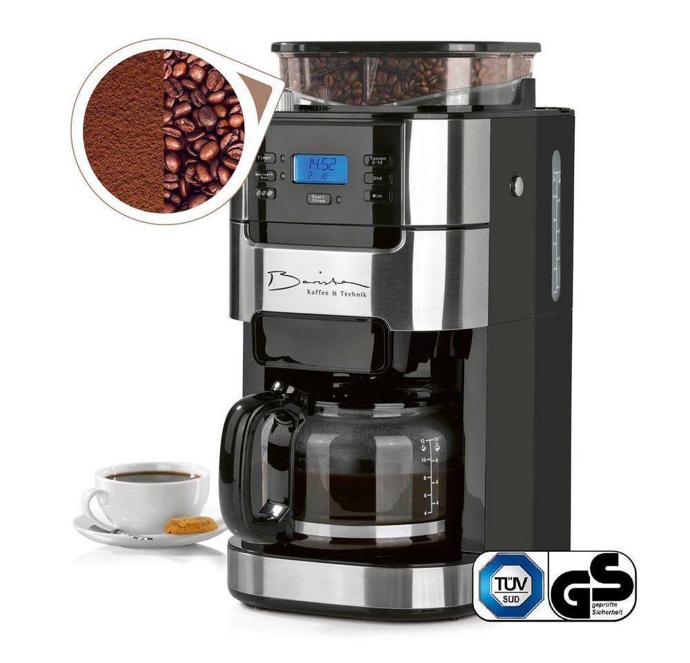 Barista Filterkaffeemaschine mit Mahlwerk
