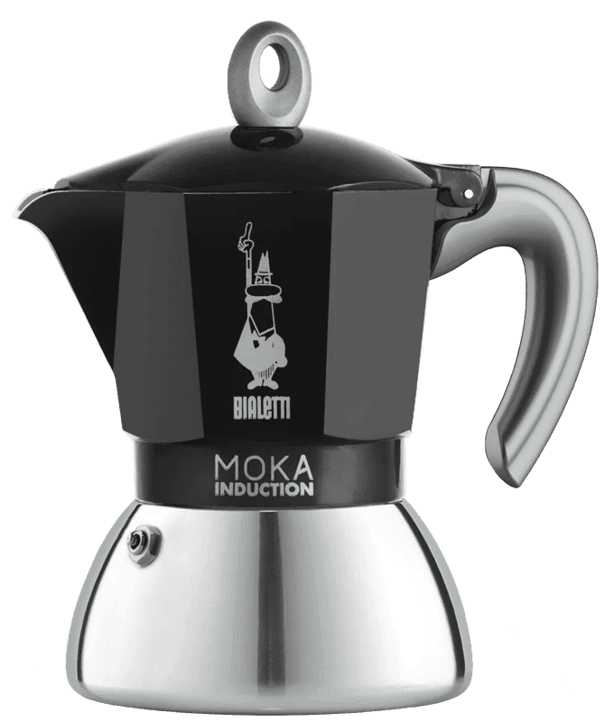 Bialetti New Moka Induction Schwarz 4 Tassen