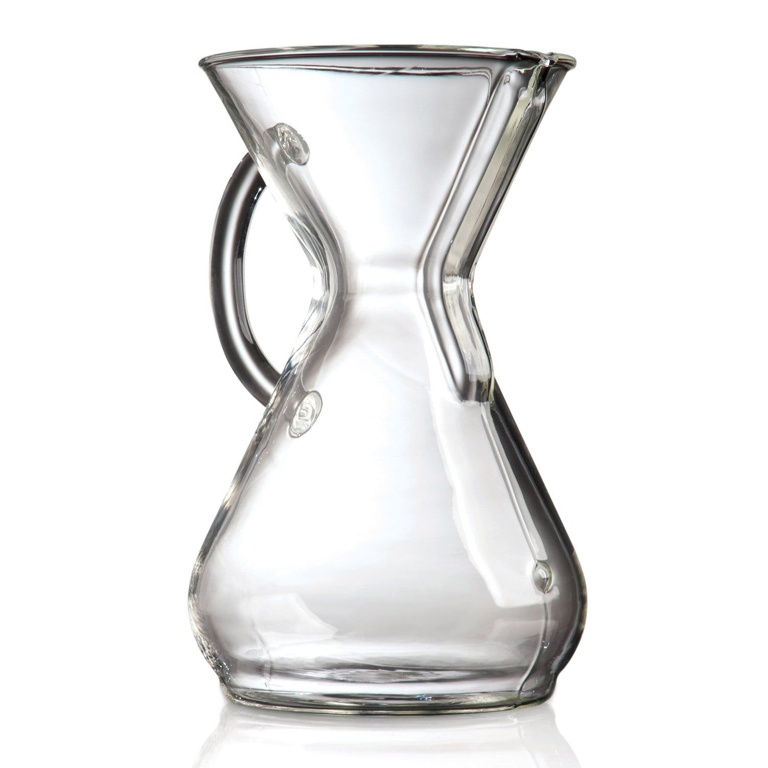 Chemex-Kaffeekaraffe mit Glasgriff Für bis zu 8 Tassen