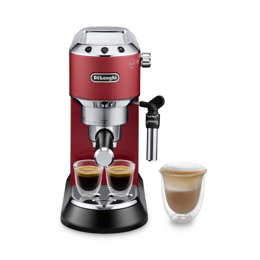 De'Longhi Espressomaschine rot