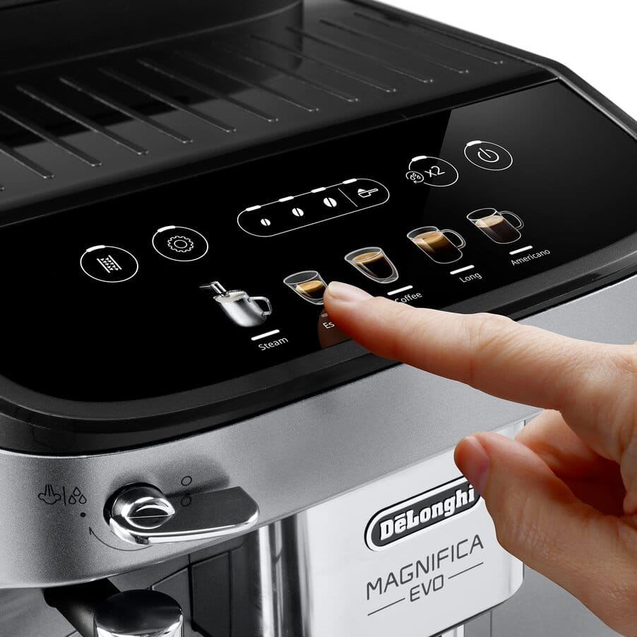De'Longhi Magnifica Evo Silver Black ECAM292.33.SB Silber