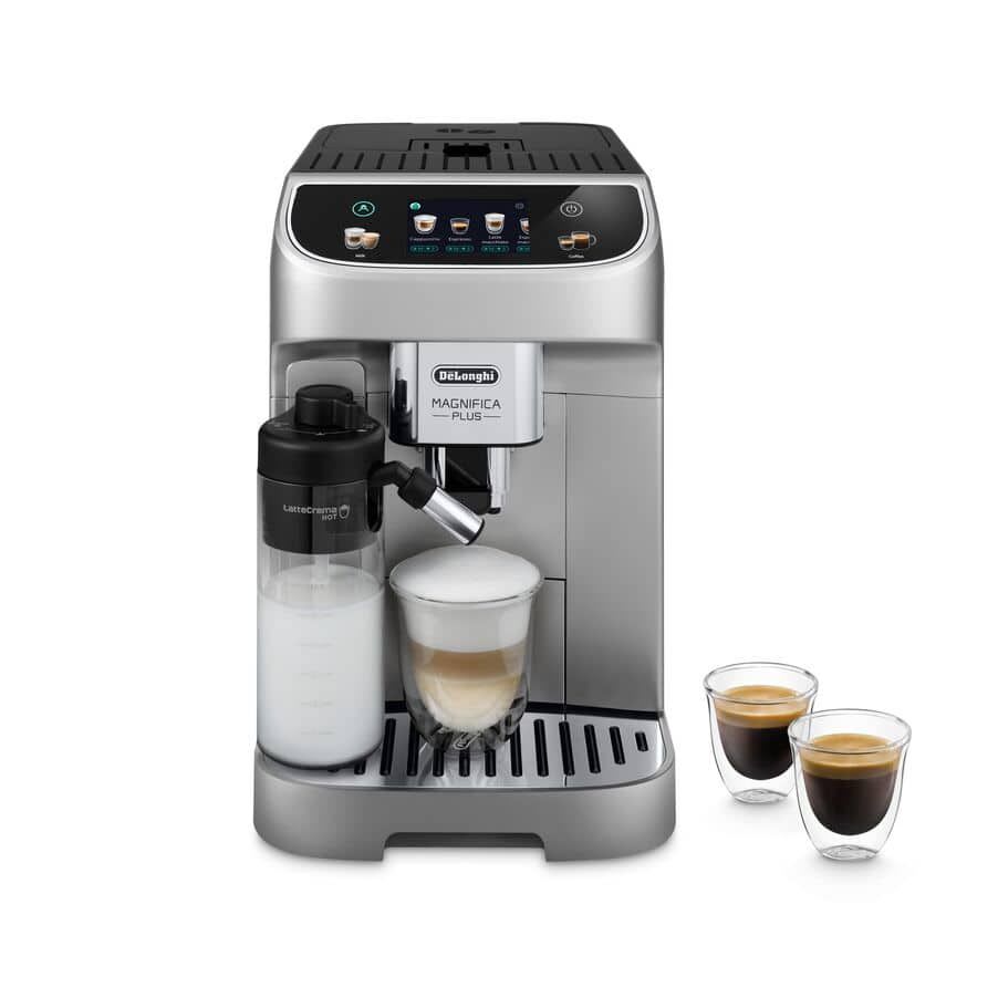 De'Longhi Magnifica Plus Silver Black ECAM322.70.SB Silber