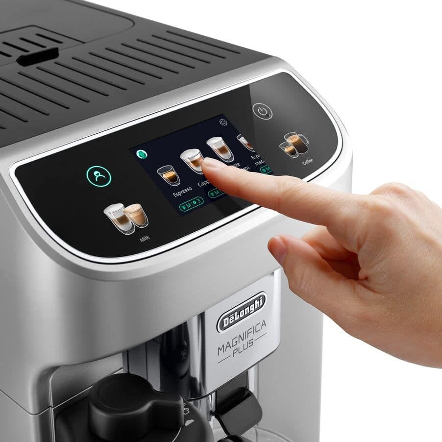 De'Longhi Magnifica Plus Silver Black ECAM322.70.SB Silber
