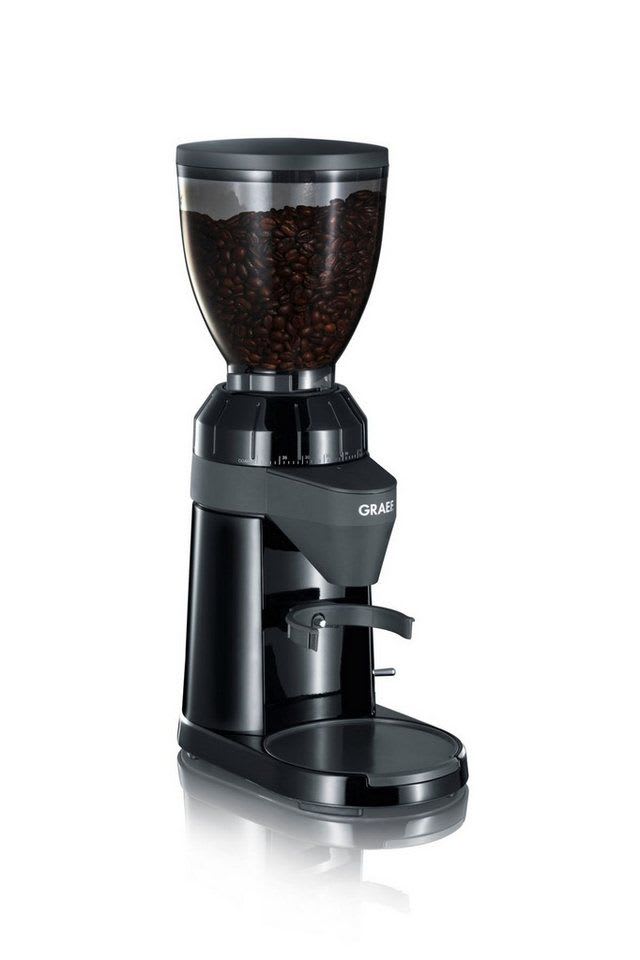 Graef Kaffeemühle CM802 - Elektrische Kaffeemühle, 128 W, Kegelstahlwerk, 350 g Bohnenbehälter