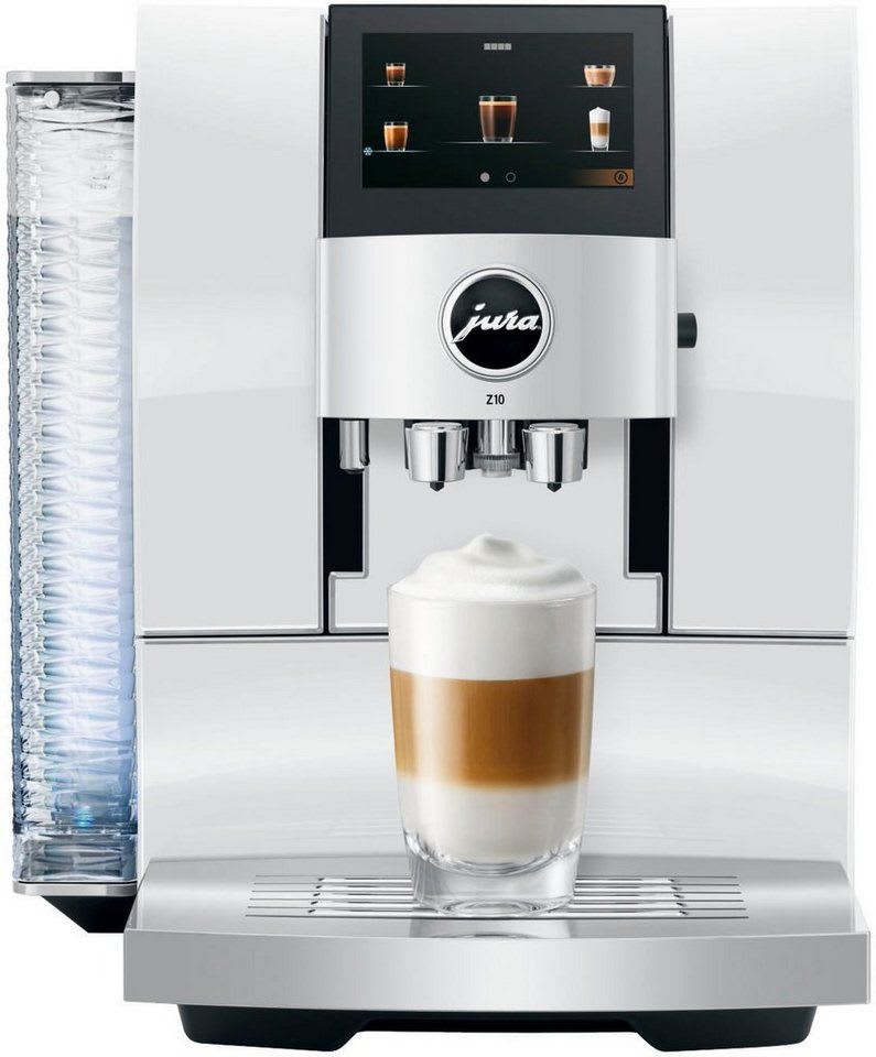 JURA Kaffeevollautomat 15410 Z10 Diamond White (EA), 51 Spezialitäten, Touch, Light & Cold Brew weiß
