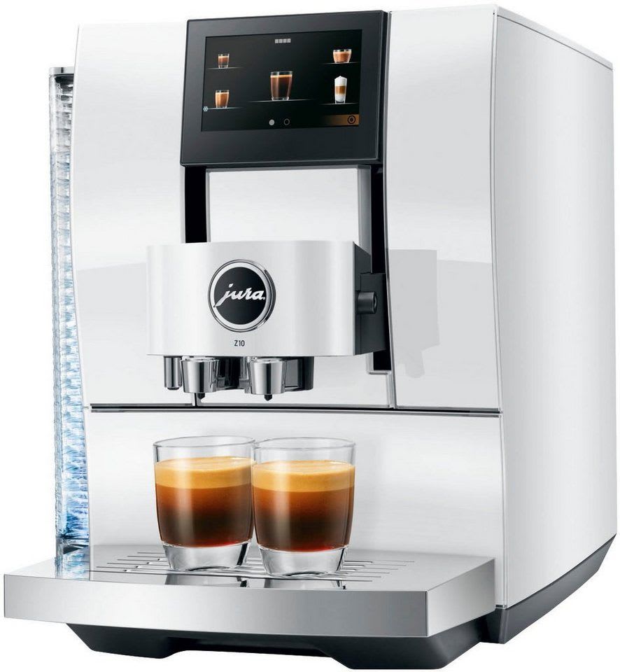 JURA Kaffeevollautomat 15410 Z10 Diamond White (EA), 51 Spezialitäten, Touch, Light & Cold Brew weiß