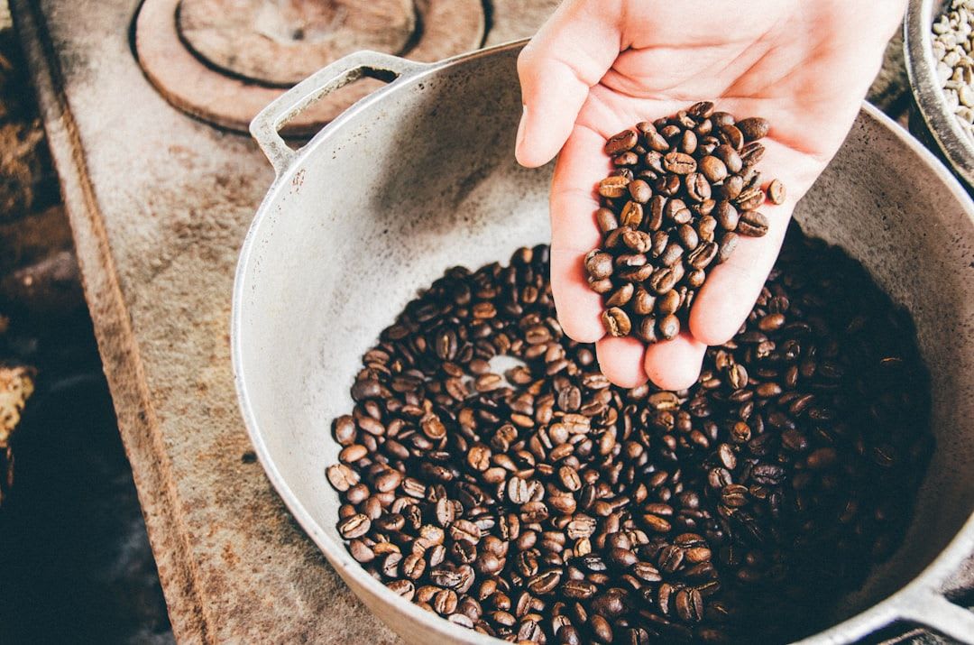 Hände sortieren Kaffeebohnen in einem äthiopischen Kaffeeanbaugebiet, ein wichtiger Schritt der traditionellen Aufbereitung. | Foto: Milo Miloezger