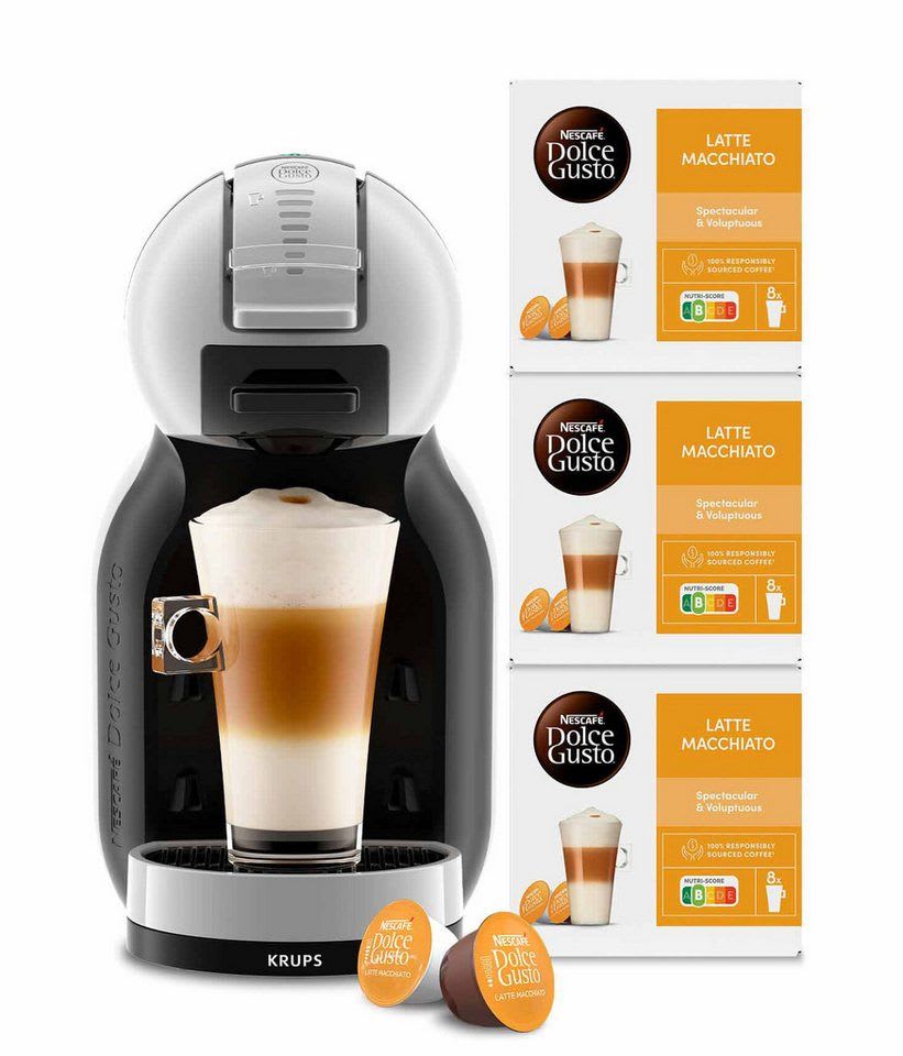 NESCAFÉ® Dolce Gusto® Kapselmaschine KP123B Mini Me, 3 Pakete Nescafé Dolce Gusto Latte Macchiato