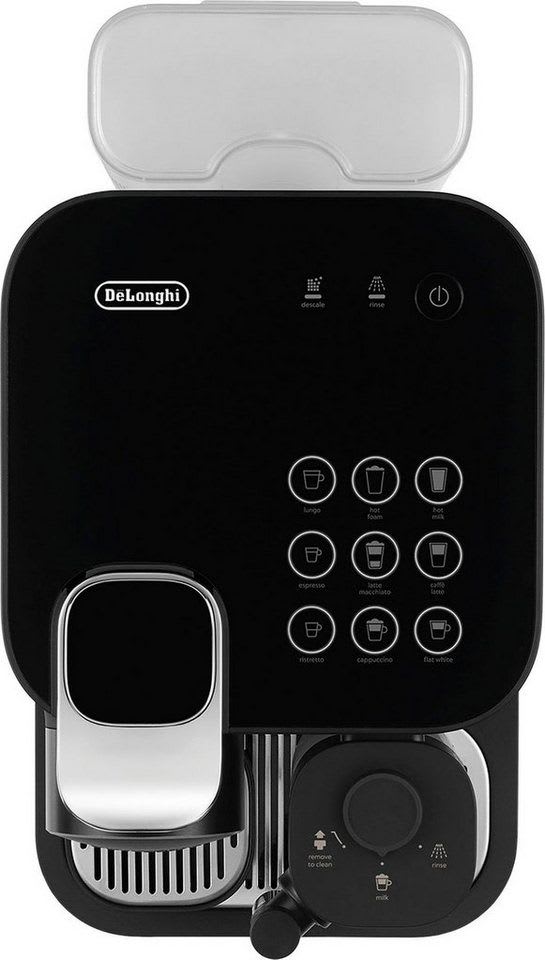 NESPRESSO Kapselmaschine Gran Lattissima EN640.B von DeLonghi, schwarz, inkl. Willkommenspaket mit 7 Kapseln