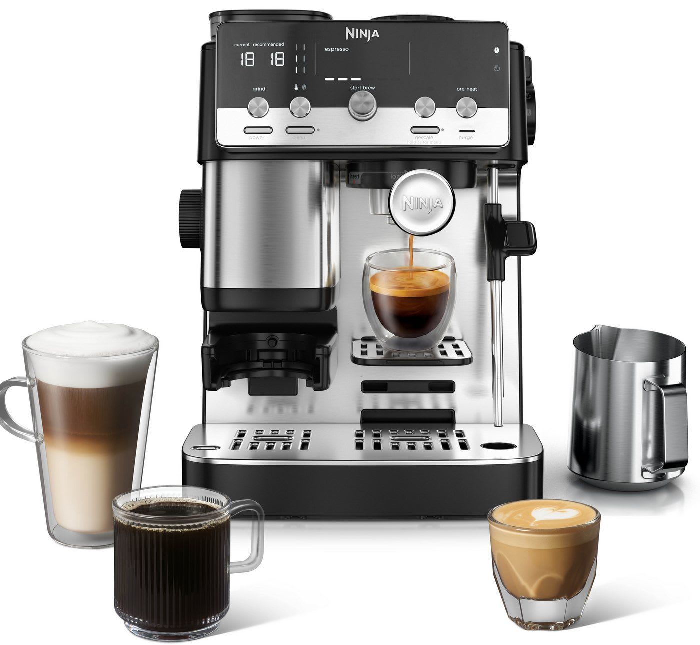 Ninja Luxe Café MINI Kaffeemaschine in Schwarz | ES301EU | von SharkNinja