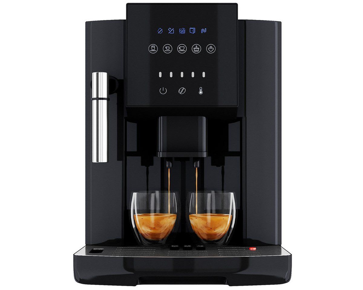 ProfiCook Kaffeevollautomat PC-KAV 1281, Kaffeevollautomat mit Milchdüse für Cappuccino