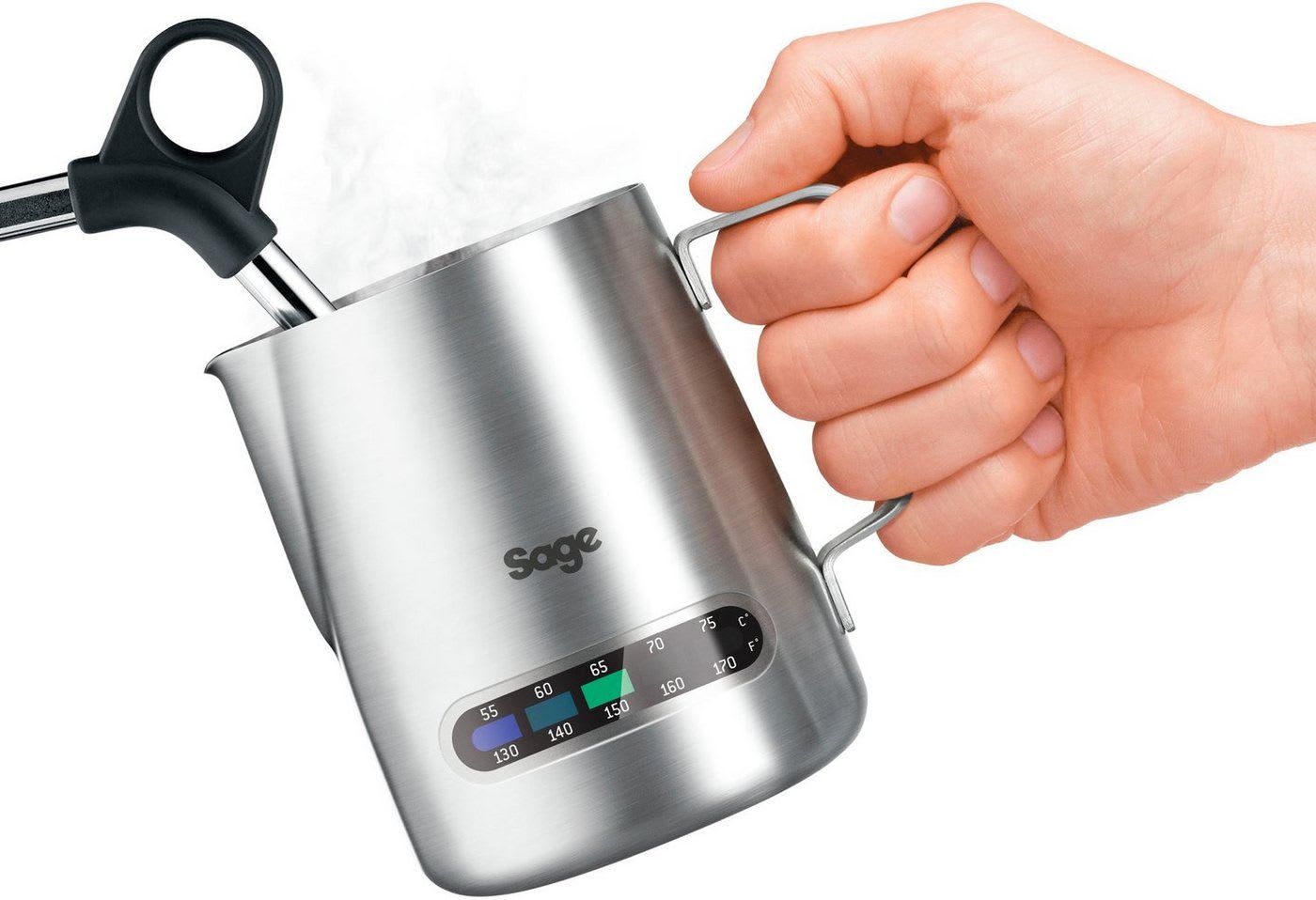 Sage Espressomaschine »The Barista Express, SES875BSS2EEU1A« silberfarben