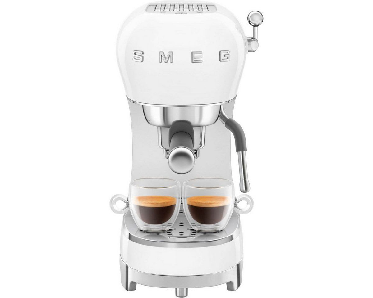 Smeg Siebträgermaschine ECF02WHEU Siebträgermaschine weiß