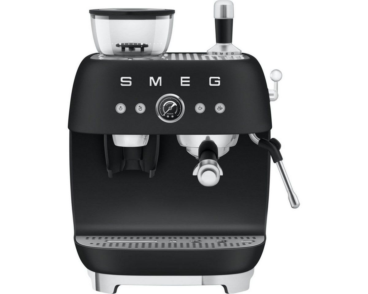 Smeg Siebträgermaschine EGF03BLMEU Siebträgermaschine matt schwarz