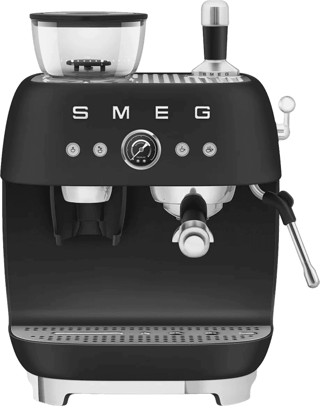 Smeg Siebträgermaschine EGF03BLMEU Siebträgermaschine matt schwarz