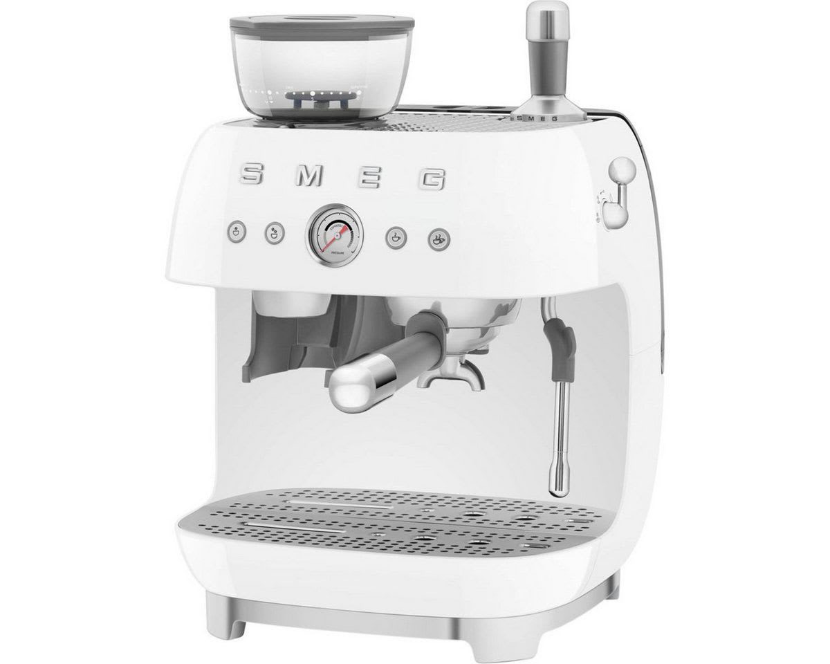 Smeg Siebträgermaschine EGF03WHEU Siebträgermaschine silberfarben