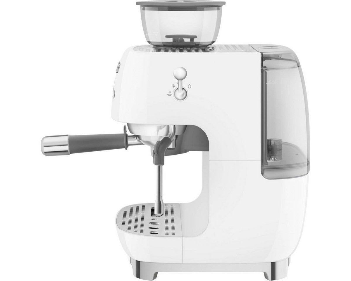 Smeg Siebträgermaschine EGF03WHEU Siebträgermaschine silberfarben