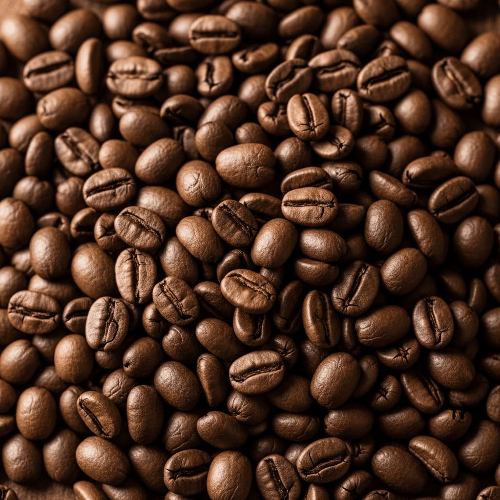 Gleichmäßig geröstete Specialty Coffee Bohnen mit mittlerem Röstgrad für einen ausgewogenen Geschmack in der Tasse.