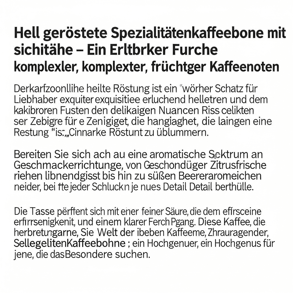Hell gerösteter Specialty Coffee mit sichtbarem Riss in der hellbraunen Bohne für komplexe, fruchtige Kaffeenoten.