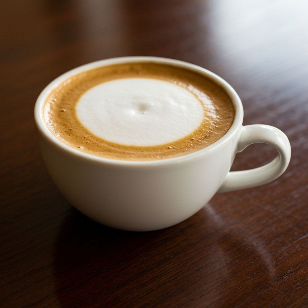 Klassischer Espresso in einer Demitasse-Tasse, mit perfekter Crema, repräsentiert die optimale Zubereitung und den Geschmack.