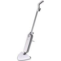 ADLER EUROPE Dampfreiniger AD 7057 Dampfmopp, für Hartböden, Fliesen, Laminat und Parkett, 1300 W, hygienischer Bodenreiniger mit Heißdampf, Steam Mop, weiß, grau