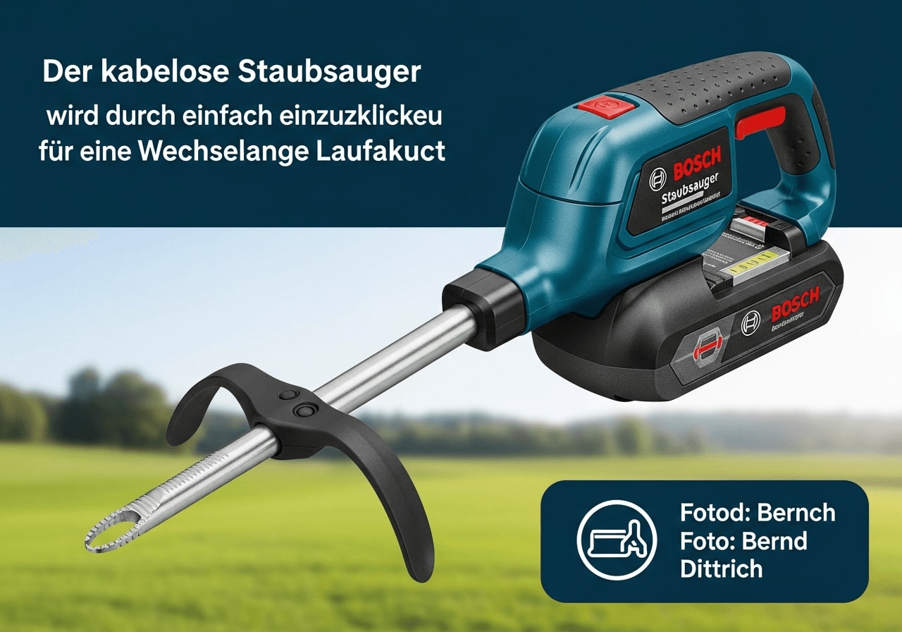 Vielfalt der Bosch Akku-Staubsauger