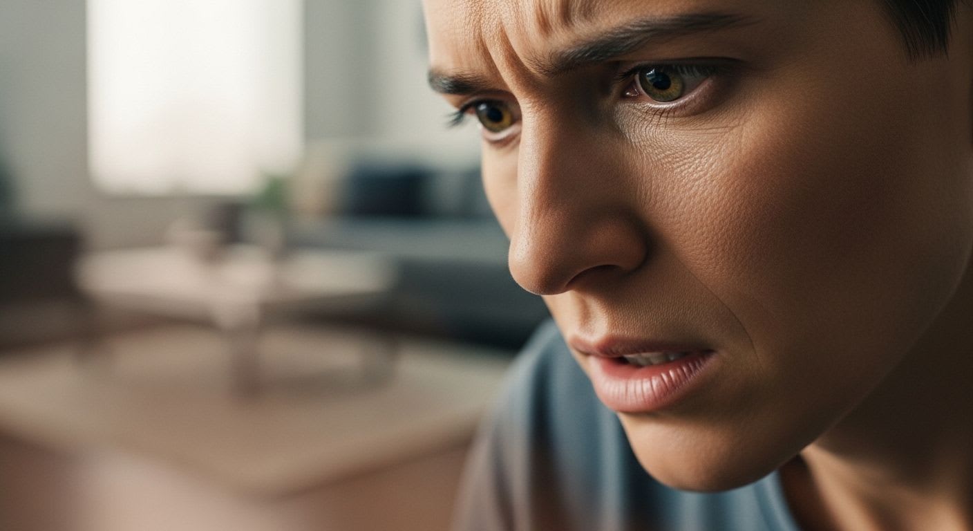Wenn der Staubsauger verbrannt riecht, ist schnelle Reaktion gefragt. Eine Person bemerkt den Geruch beim Saugen.