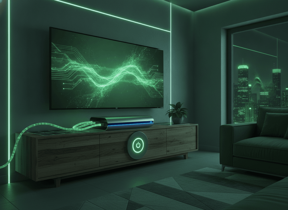 Fernseher und Spielekonsole als Stromfresser, deren Verbrauch man mit der kWh-Formel einfach berechnen kann.