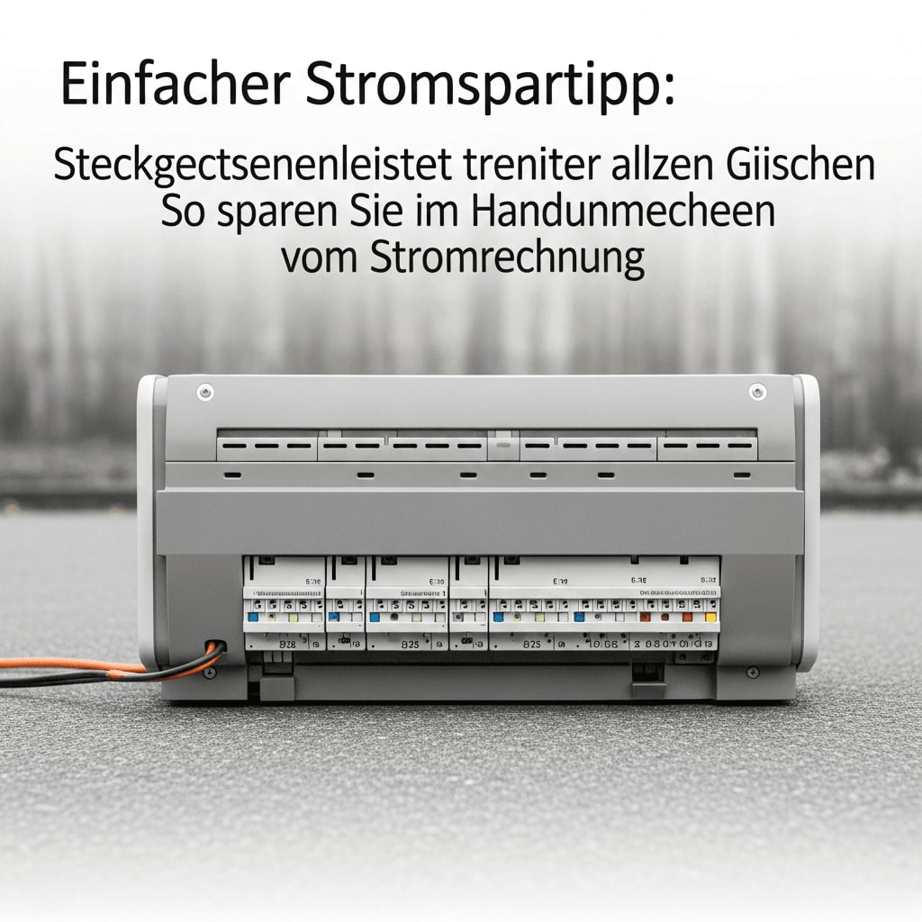 Steckdosenleisten mit Schalter: Ihr einfacher Weg zum Stromsparen