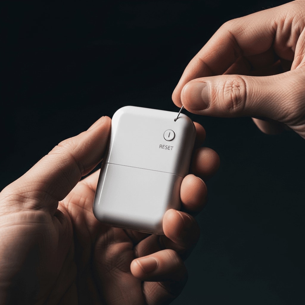 Breaking Changes managen: Reset eines Smart Home Temperatursensors für die erneute Kopplung im Zigbee-Netzwerk.