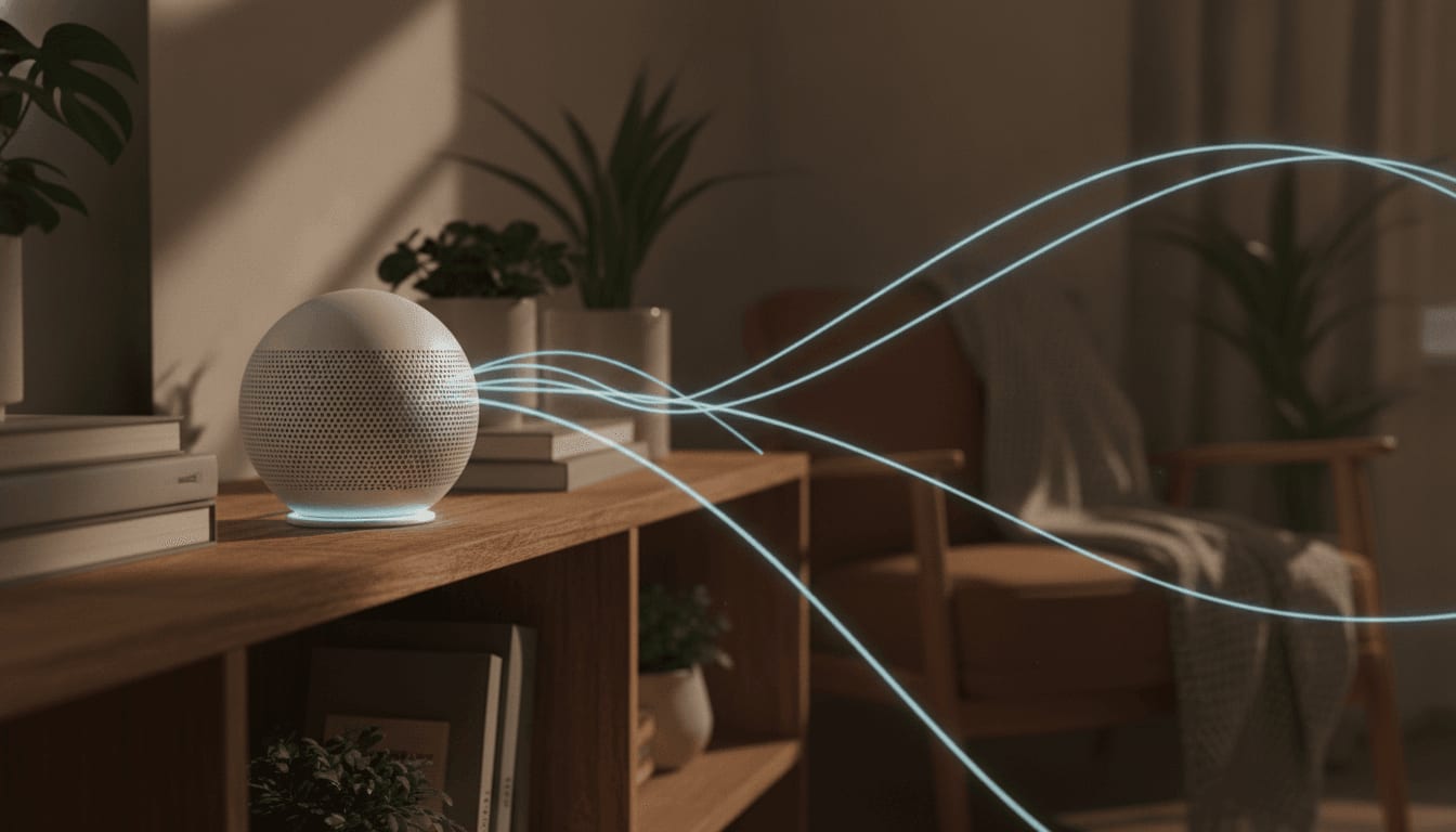 Ein Mesh-WLAN-Knoten sorgt für nahtlose Abdeckung und ist eine elegante Lösung, um das WLAN im Keller zu verbessern.