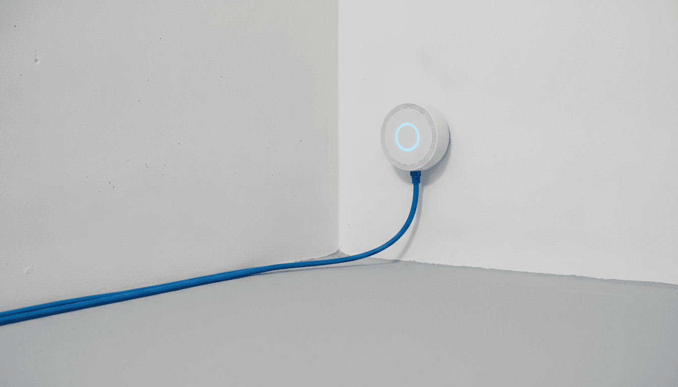 Ein verlegtes LAN-Kabel zu einem Access Point als zuverlässigste Methode, um das WLAN im Keller zu verbessern.